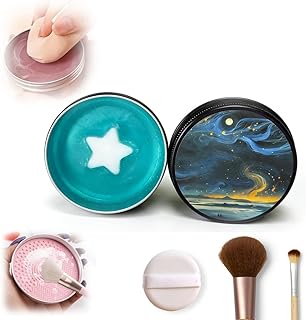 Jabón de brochas de maquillaje, almohadilla d...