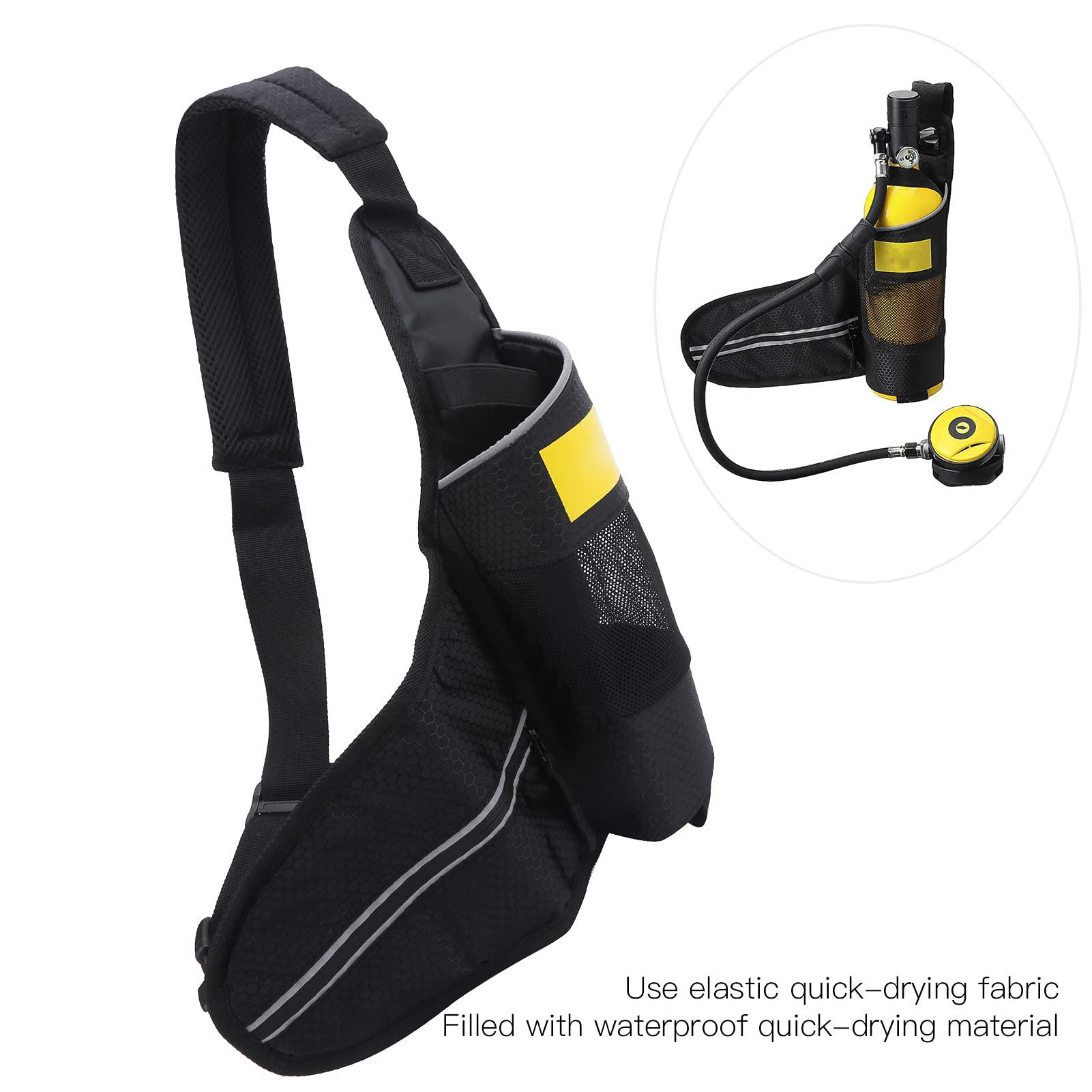Quick Dry Bag 1L Strap 1L Diving Oxygen Cylinder Bag Quick Dry Carrying Case Shoulder Bag For Diving