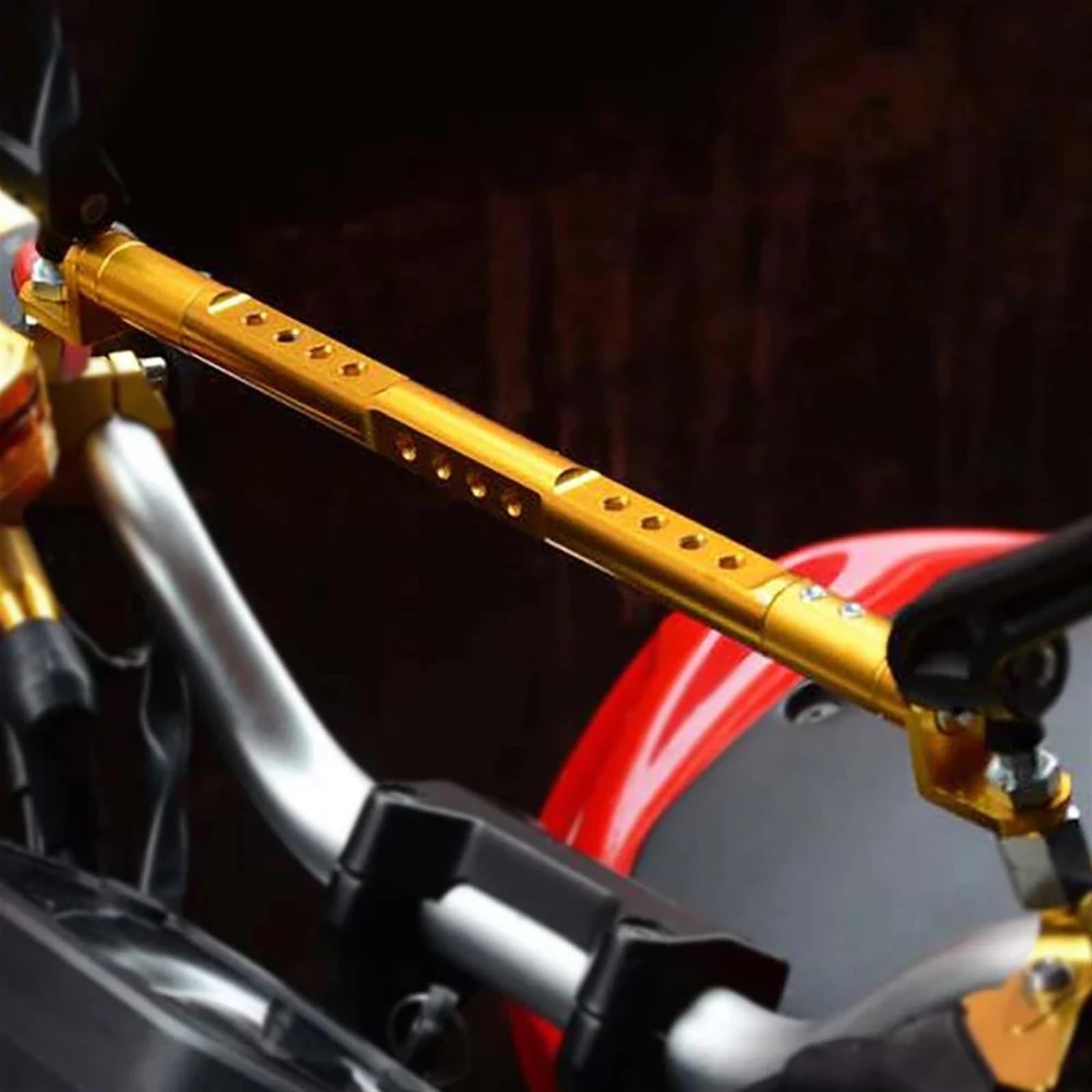 Dla YAMAHA MT25 MT 25 MT-25 2015-2018 2019 2020 2021 2022 Motocykl Poprzeczka Amortyzator Układu Kierowniczego Dźwignia Balansu (Kolor : CZARNY, Rozmiar : 1)