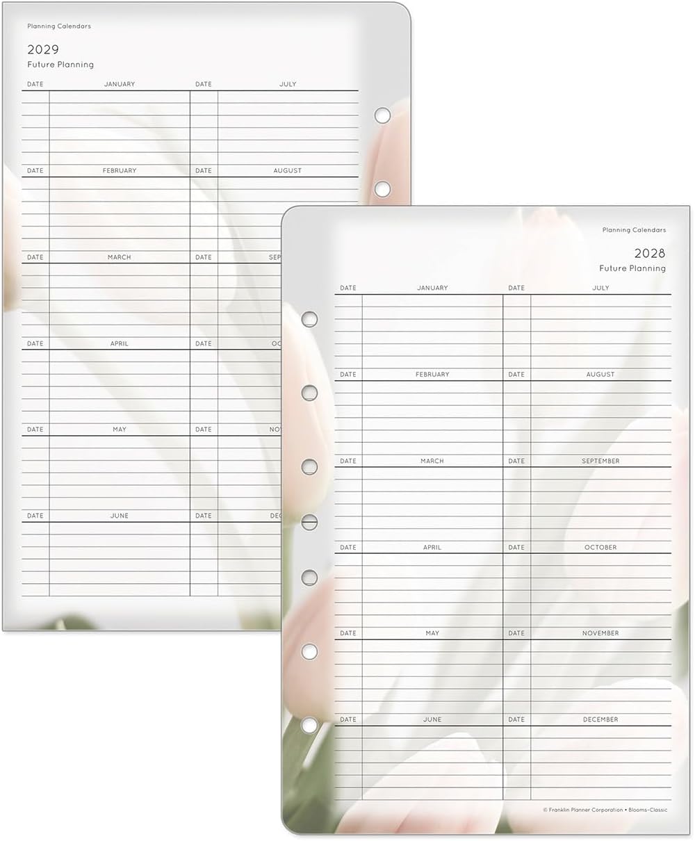 FranklinCovey - Blooms Planner Refill | Weekly Ring-Bound (Classic, Jan 2026 - Dec 2026)