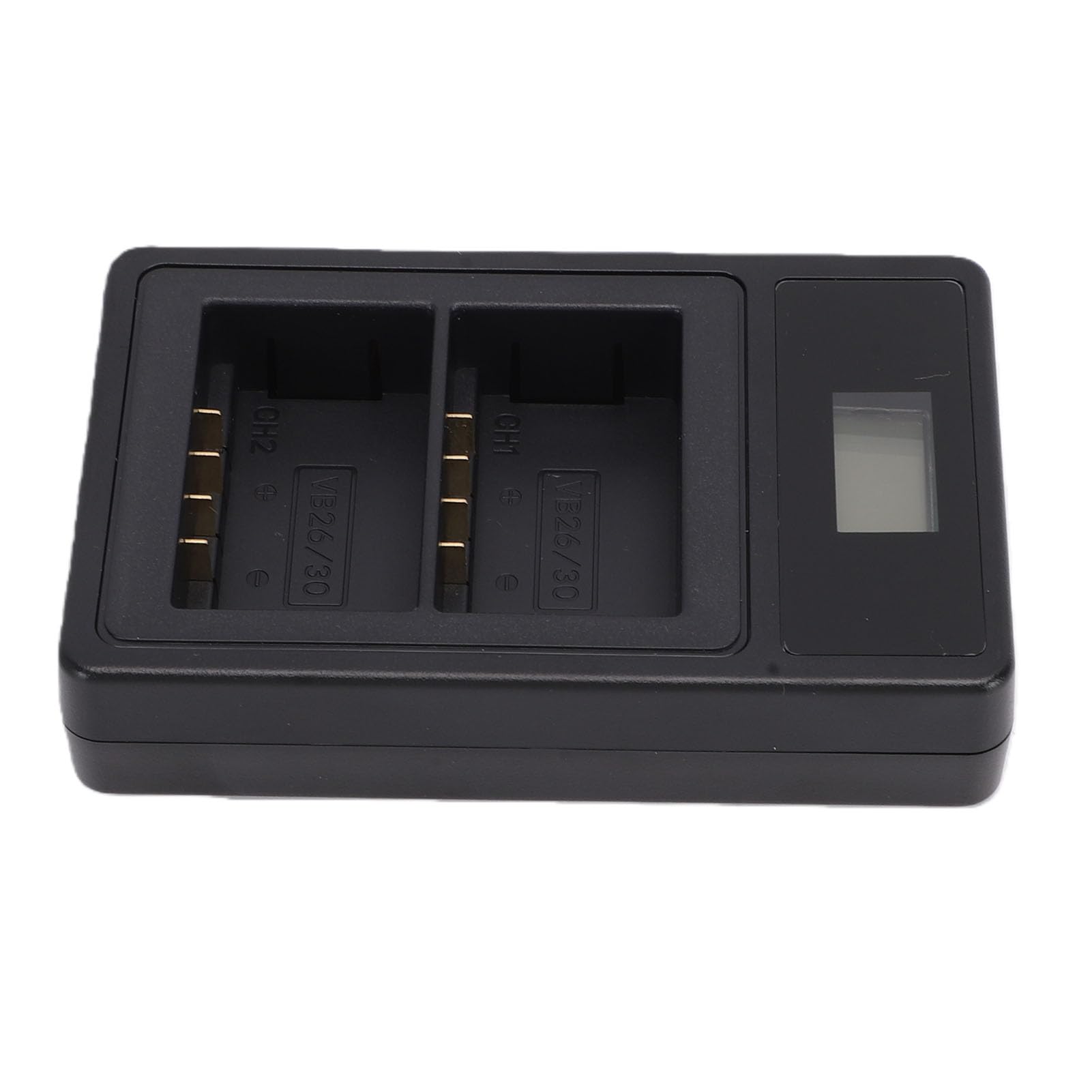 VB26 VB26B VB30 Ładowarka do Lampy Błyskowej, Podwójna Szybka ładowarka USB z Wyświetlaczem LCD, Kompatybilna z Lampami Błyskowymi V1 V850III V860III MF R76 Ring72 AD100Pro V1Pro