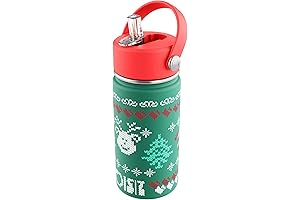 Christmas Water Bottle for Kids 316 Stainless Steel Keeps Cold 24Hr Vacuum Insulated