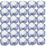 JYtrend Super Bright LED Floral Tea Light Submersible Lights for Party Wedding (White, 60 Pack)