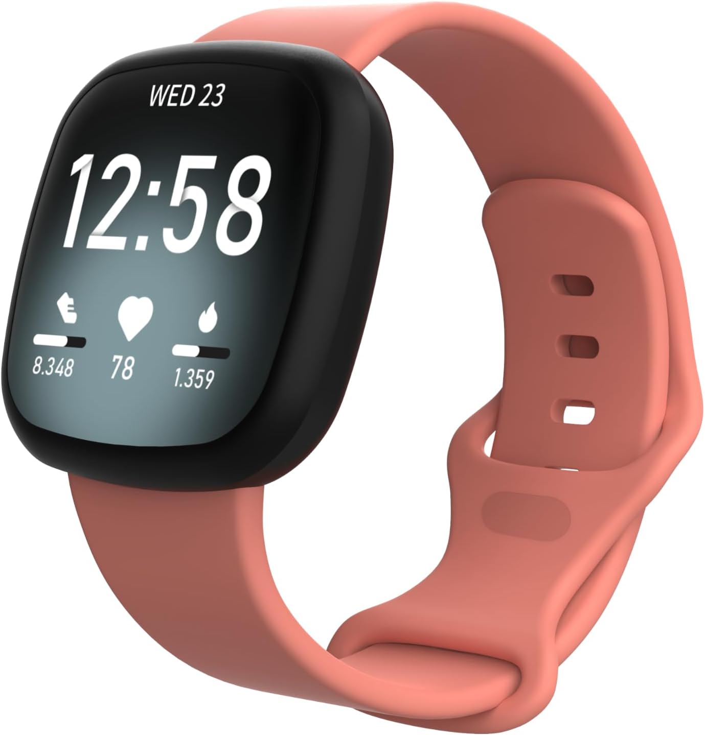 Bands Compatible with Fitbit Sense/Sense 2/Versa 3/Versa 4, Soft Sport Replacement Strap Accessories for Fitbit Versa 3/4, Sense/Sense 2 Smartwatch for Women Men