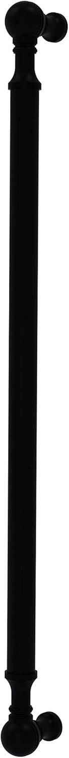 Allied Brass P-3/18 18 Inch Beaded Refrigerator Appliance Pull, 18" x 3/4", Matte Black