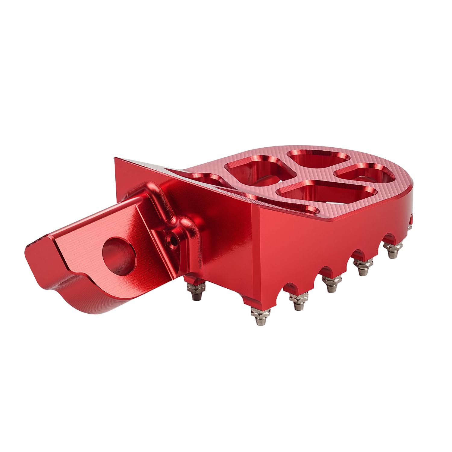 Pedane Moto per Beta 50, Pedane Motocross CNC Alluminio per Beta 50 RR RR 50 RR50 50RR Beta 50CC Enduro Pit Bike Motocross Rosso