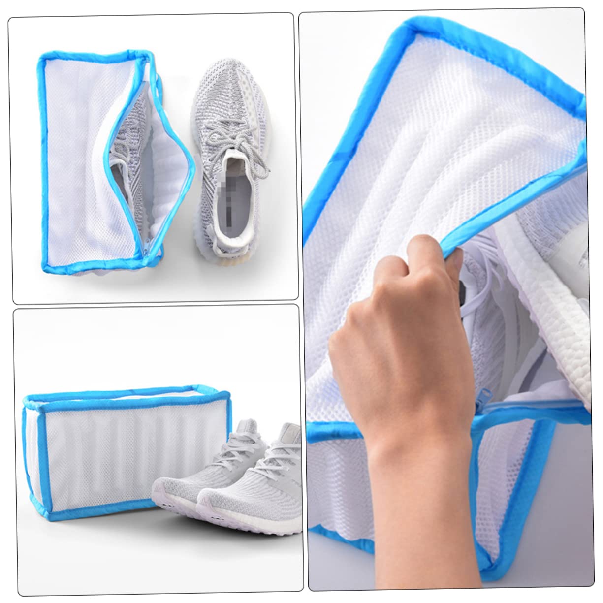 IMIKEYA 4stücke Shoe Washing Bag Für Sneakers Atmungsaktiver Wäschebeutel Schonenden Von Schuhen Für Und Alltagsgebrauch Wiederverwendbar Und Langlebig