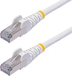 StarTech.com 3ft White CAT8 Ethernet Cable, Snagless RJ45, 25G/40G, 2000MHz, 100W PoE++, S/FTP, 26AWG Pure Bare Copper, LSZH | 2000MHz bandwidth, 25G/40G speeds, 26AWG copper, LSZH, Gold-plated RJ45, Patch Cable, Ethernet Cord, Pure Bare