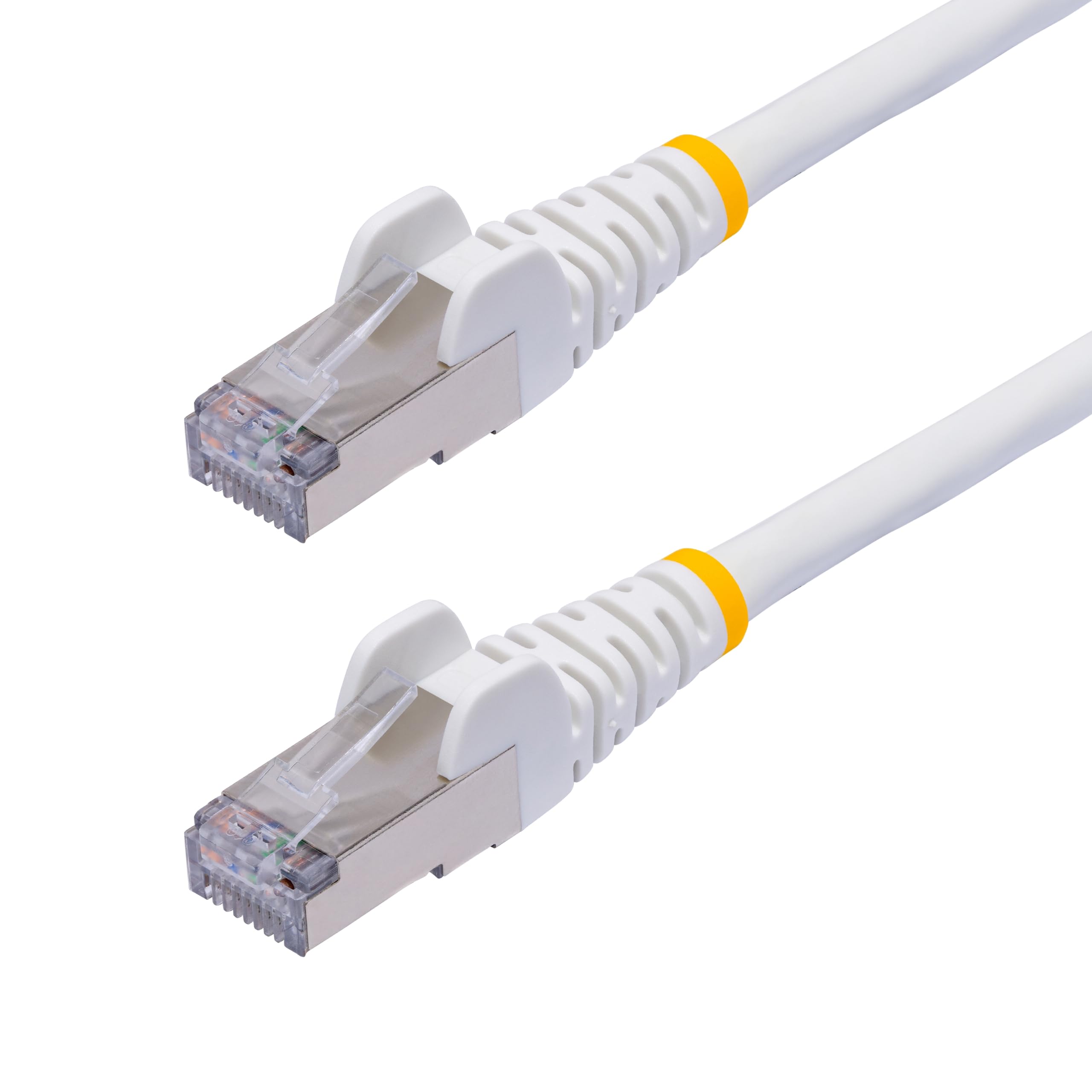 StarTech.com 6ft White CAT8 Ethernet Cable, Snagless RJ45, 25G/40G, 2000MHz, 100W PoE++, S/FTP, 26AWG Pure Bare Copper, LSZH