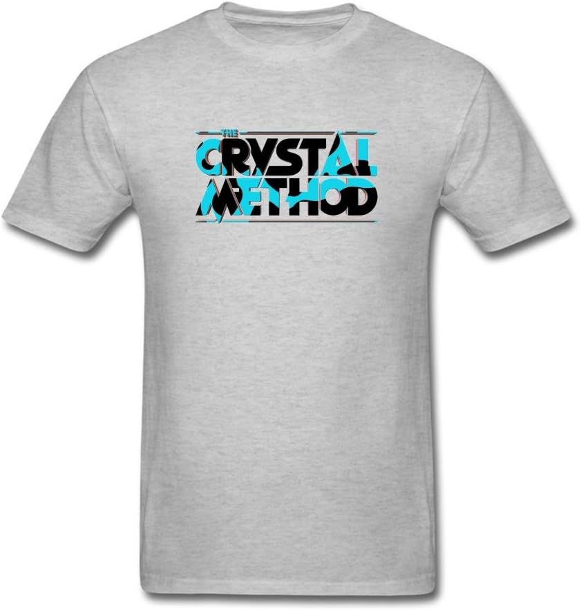 VEBLEN Men's The Crystal Method Design Cotton T Shirt