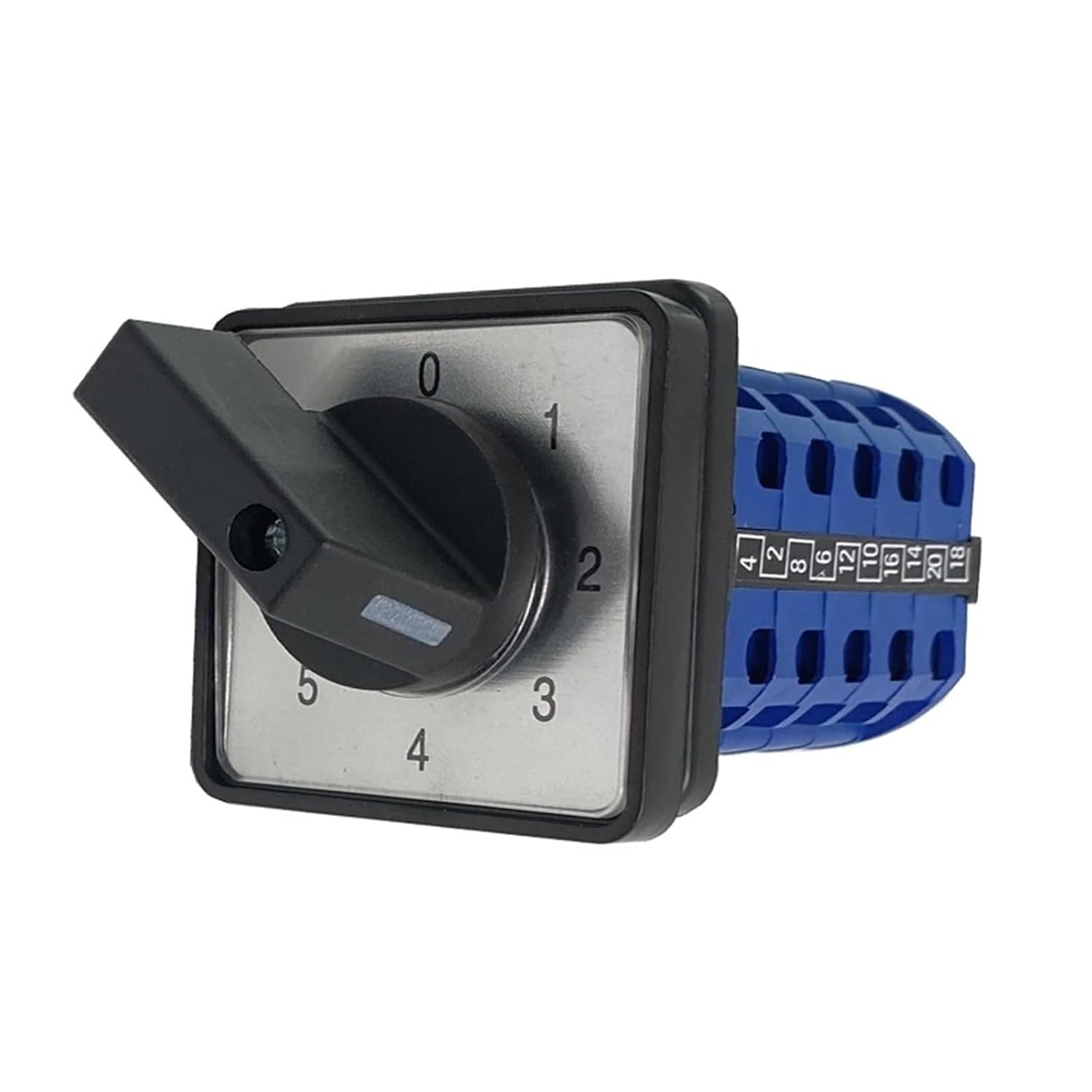 LW26-20/5 DIY 20A 0-5 Positions 5 Poles Changeover Power Selection Rotating Control Circuit Signal Cam Switch 1Pcs