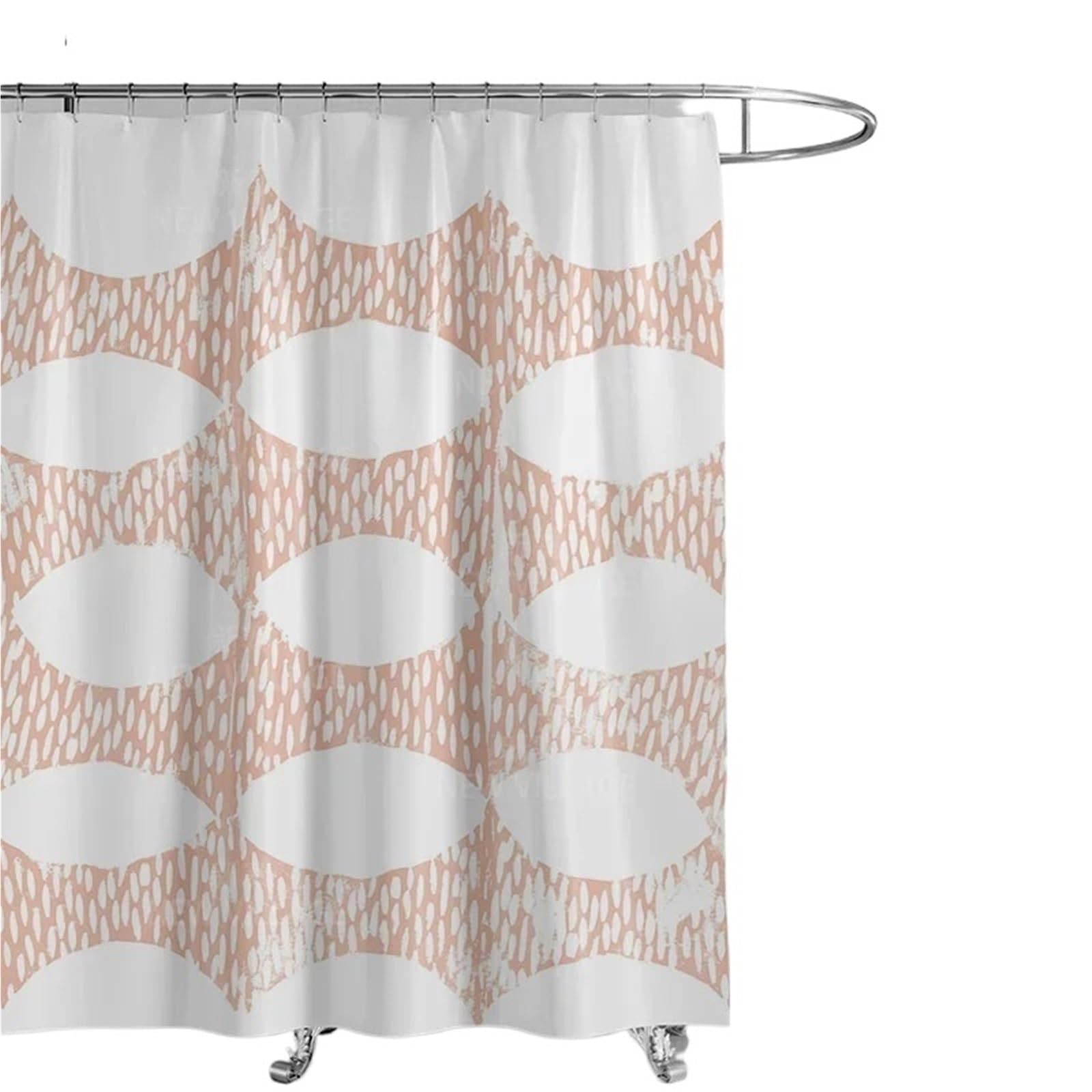 MZSKLW Shower Curtain Abstract Geometric Graffiti Shower Curtain Nordic Minimal Wind Waterproof Fabric Bathroom 180x200