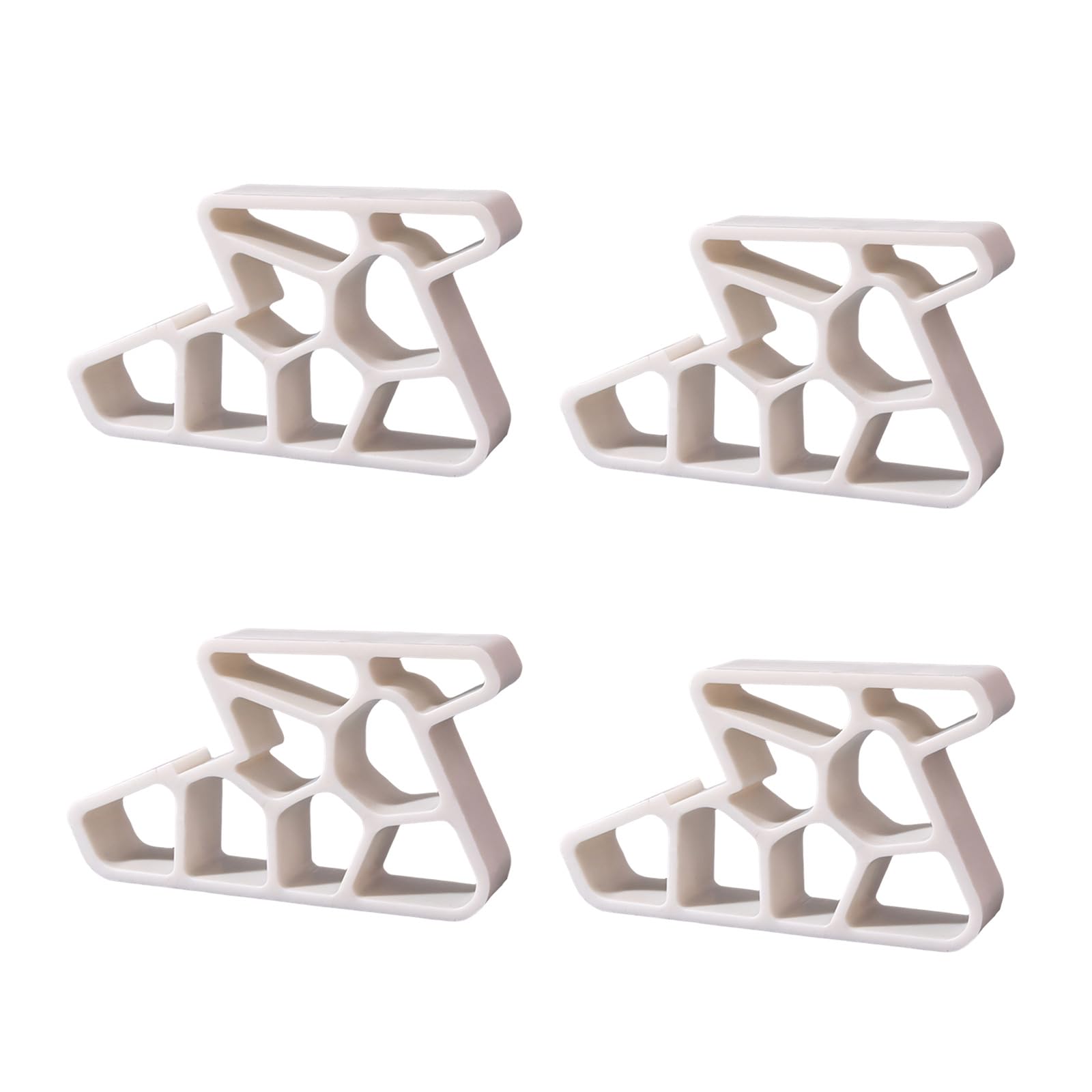 4Pcs Heavy Duty Door Stoppers Antislip Easy Installation Door Wedges 3D Track Stopper Balcony Improvement Porch Obstacle