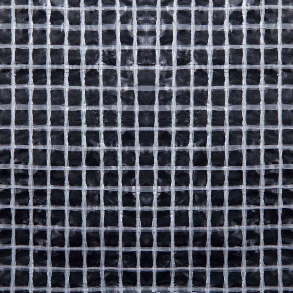 Leno, telone di copertura, 140 g/m², bianco, 6 x 10 m, con occhielli in alluminio, resistente agli strappi, resistente alle intemperie, ai raggi UV, rinforzato, per giardino, costruzione