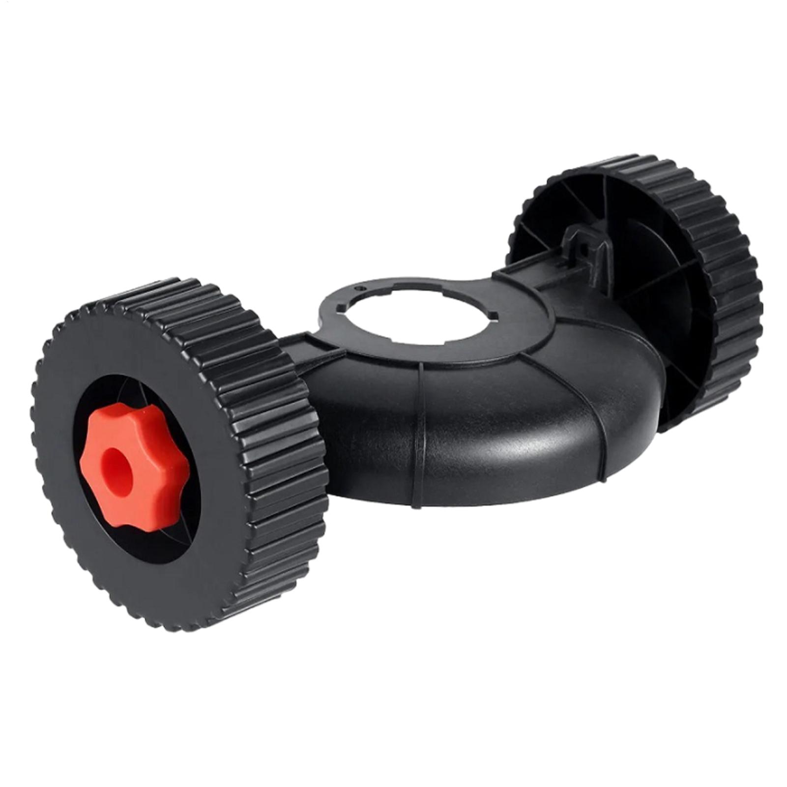 Roues Auxiliaires Réglables Pour Coupe-bordures - Paire De Roues De 15 Cm - Hauteur Ajustable - Compatible Avec La Plupart Des Tondeuses - 11