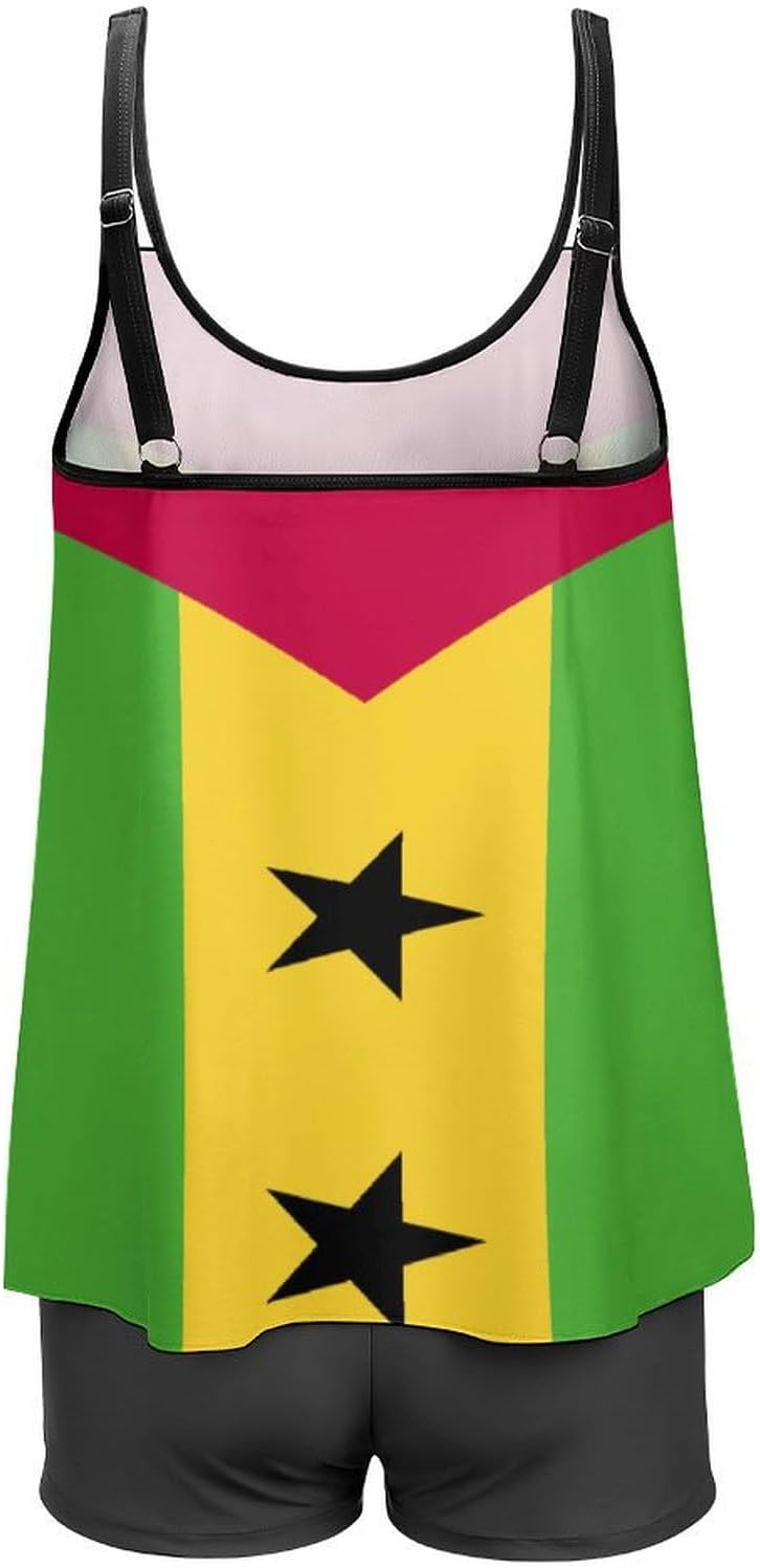 Women's 2 Piece Swimsuit Sierra Leone Flag Adjustable Strap Swimwear Summer Beach Bathing Suits for Womens