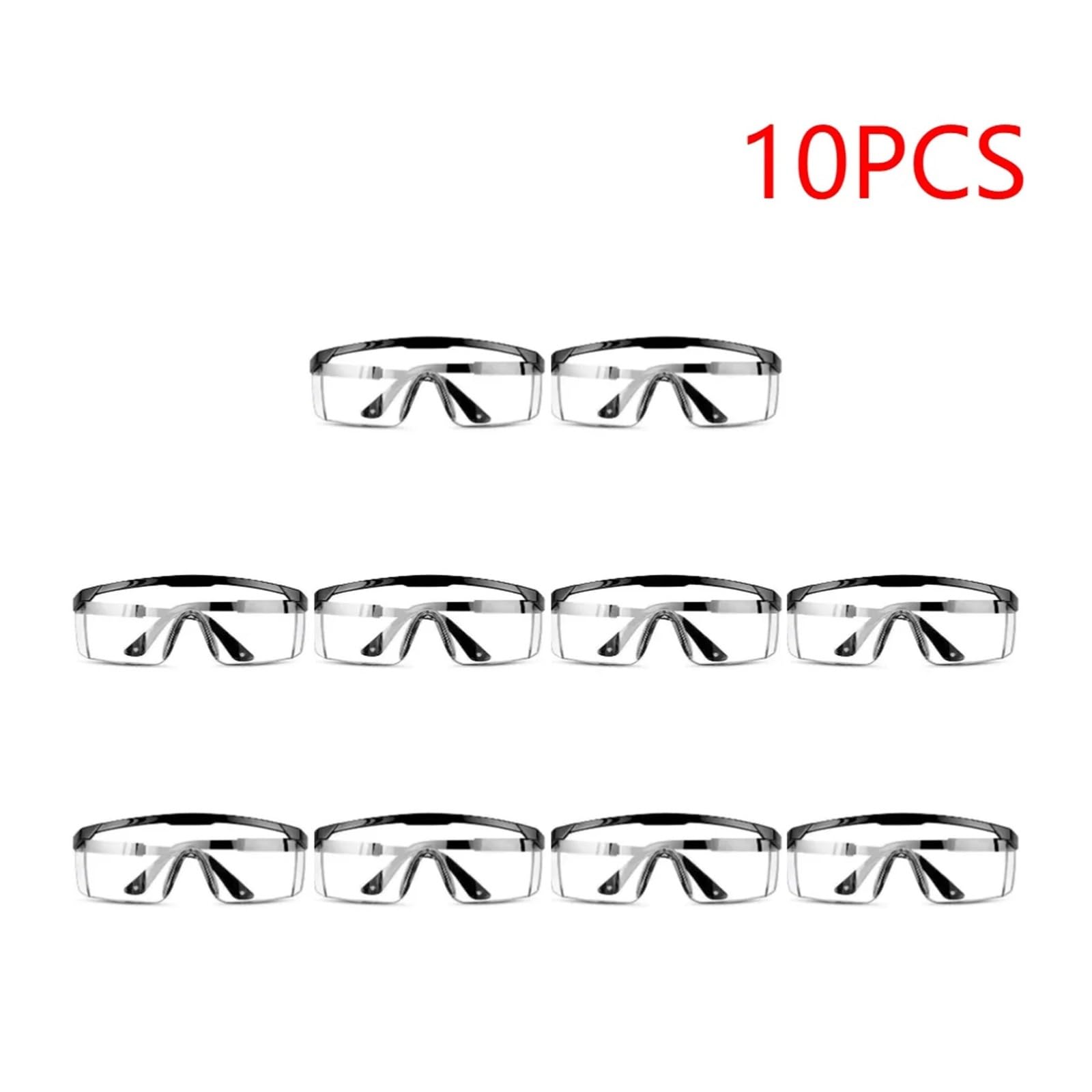 10 szt. 20 szt. okulary ochronne wielofunkcyjne odporne na piasek pyłoszczelne okulary ochronne okulary przezroczyste okulary ochronne