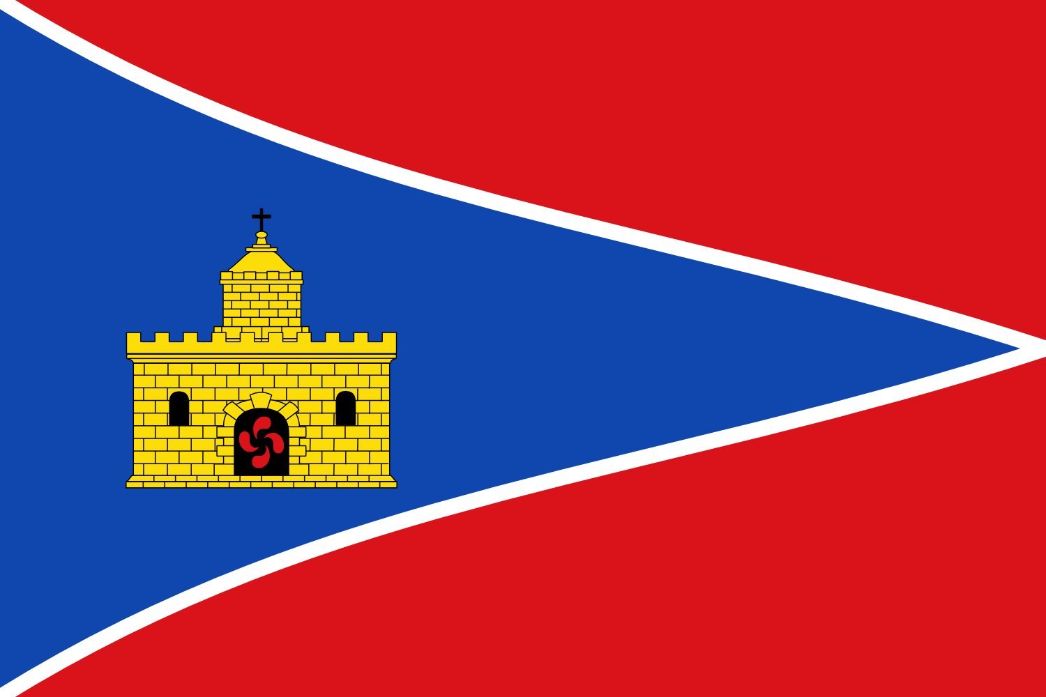 Drapeau Castiello de Jaca XL honorez vos racines de Huesca Espagne
