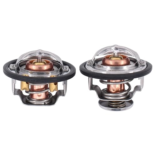 MOTOKU Front and Rear 185/180 Degree Thermostat for 6.6 Duramax