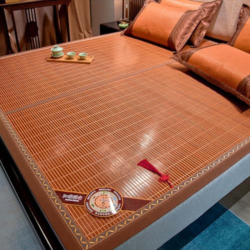 Tapis rafraîchissant en bambou double face pour lit et couchage climatisé d'été
