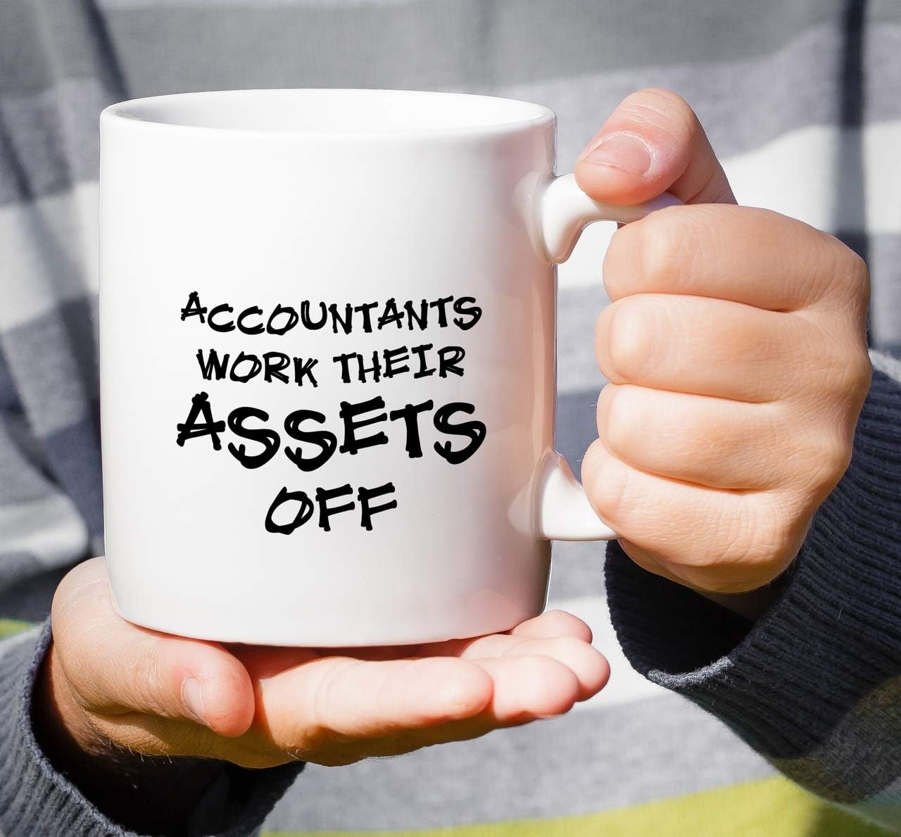 Retreez Funny Mug - Accountants Work Their Assets Off Auditor Accounting 11 Oz Ceramic Coffee Mugs - Funny, Sarcasm, Motivational, Inspirational, birthday gifts for friends, coworkers, dad, mom - Image 4