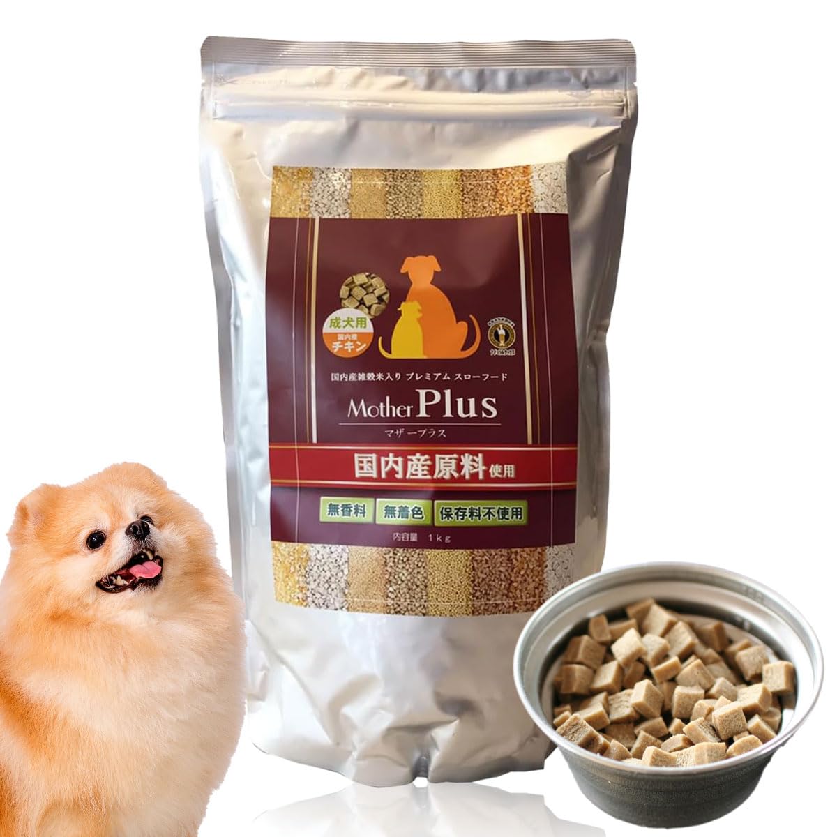 【未開封】犬猫自然食本舗 マザープラス 1kg 9袋 Amazon.co.jp: 犬猫自然食本舗 総合栄養食 マザープラス チキン 成犬用