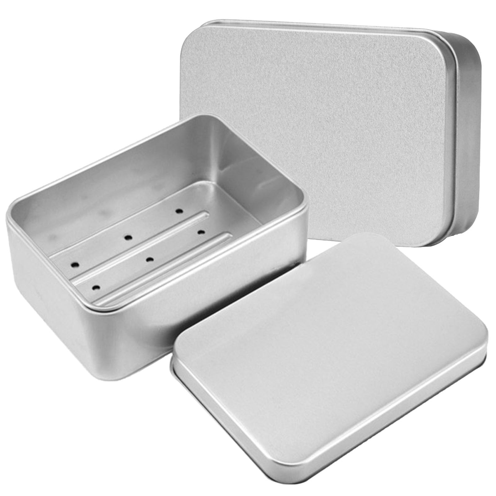 Portasapone Da Viaggio Minimalista A Prova Di Perdite Con Vassoio Scolapiatti – 11,7 X 7,1 Cm