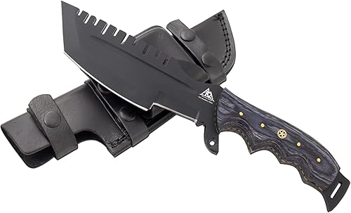 Cuchillo de hoja fija resistente forjado a mano hecho a mano  Caza  Camping  Supervivencia  EDC