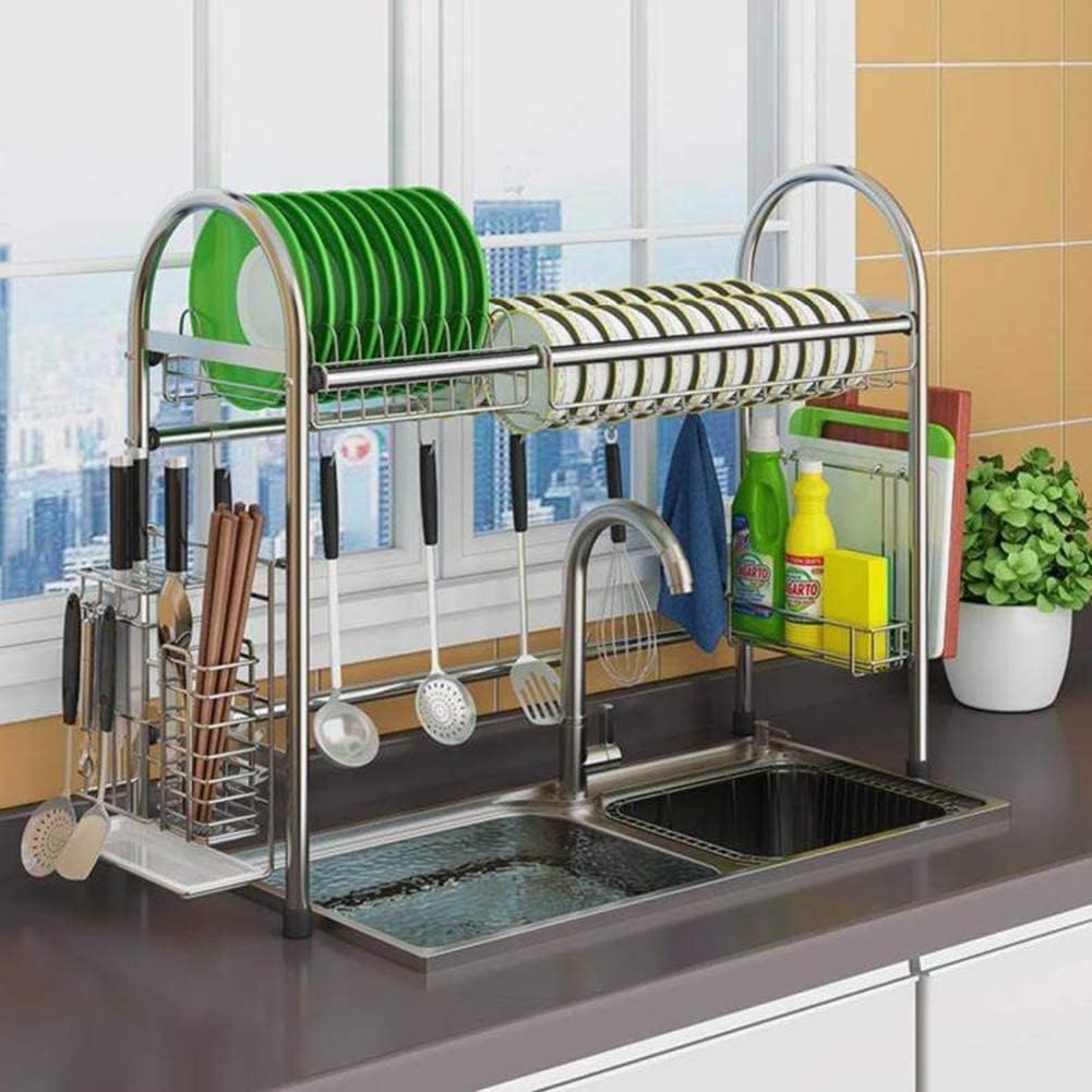 Dish Rack Kitchen Racks Retractable 304 Stainless Steel Dish Rack Drain Rack Sink Universal Pool Rack Kitchen Rack zhuang94