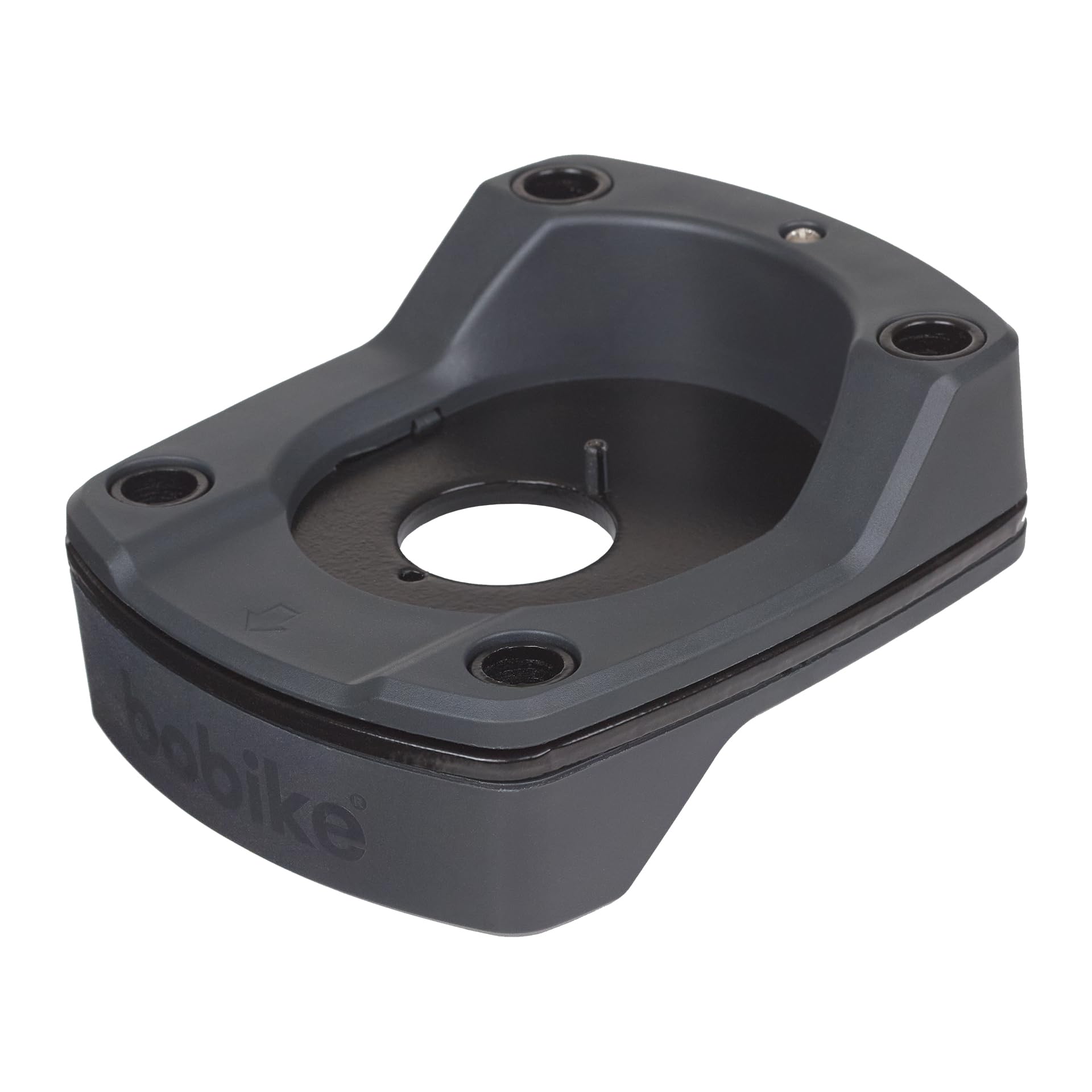 BOBIKE 8015300296 - Ahead Adapter PLUS for mounting Bobike Mini front child bicycle seats on A-headset bicycles in colour Black