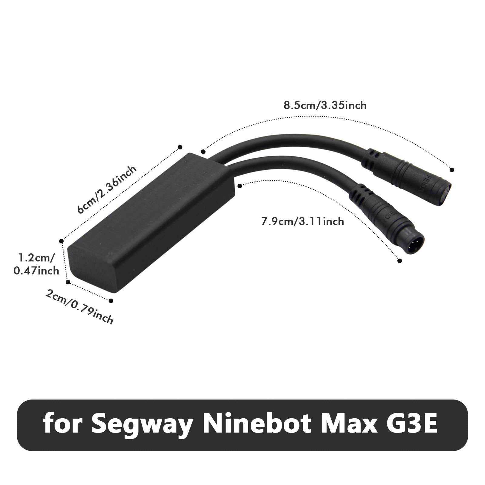Cavo di sblocco chip tuning per Segway Ninebot Max G3E, Performance | Upgrade Travd 35 km/helling Spee, cavo di rilascio di velocità senza carico personalizzato, pulsante Quick Switch integrato