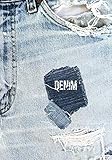  DENIM: 7x10 DENIM BLUE JEANS notebook with dot grid pages, for DENIMHEADS!