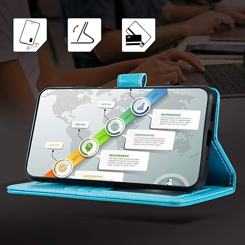 Miniatura 5 de Xiaomi Redmi K40 - Funda tipo cartera para juegos Xiaomi Redmi K40 (piel sintética, magnética, con tarjetero y función atril)