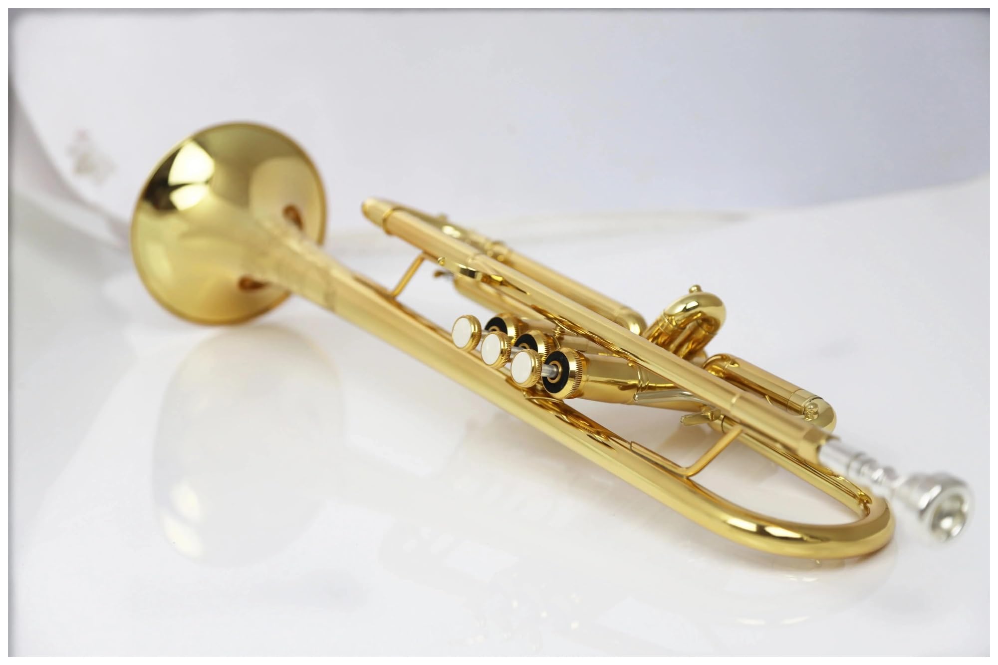 trąbka instrument Trąbka Złota Trąbka Instrument blaszany Produkcja mosiądzu Classic