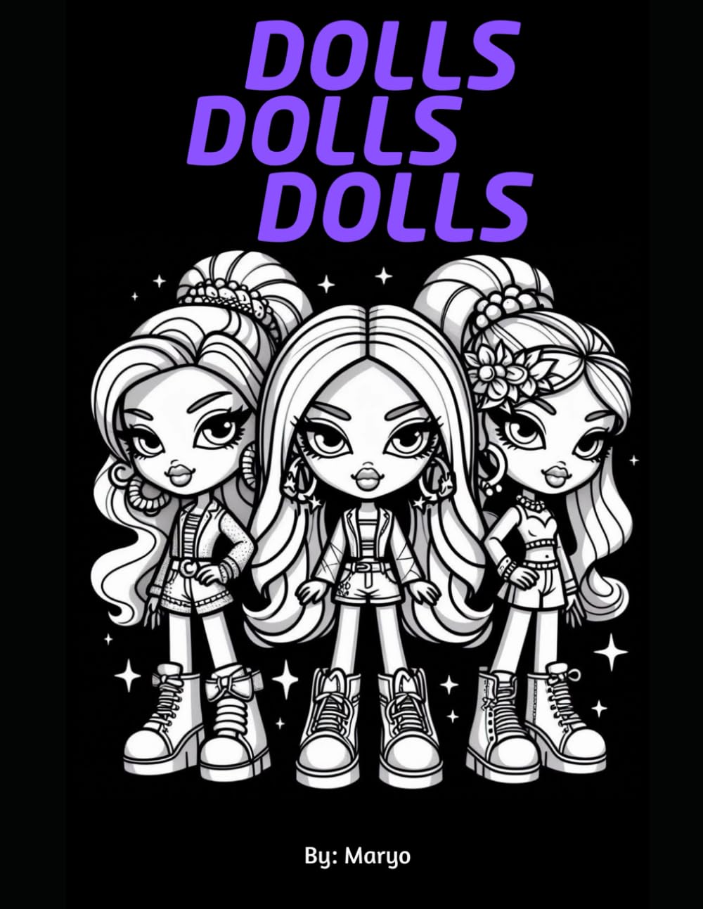 Dolls Dolls Dolls: Coloring Book For Teens And Aduls
