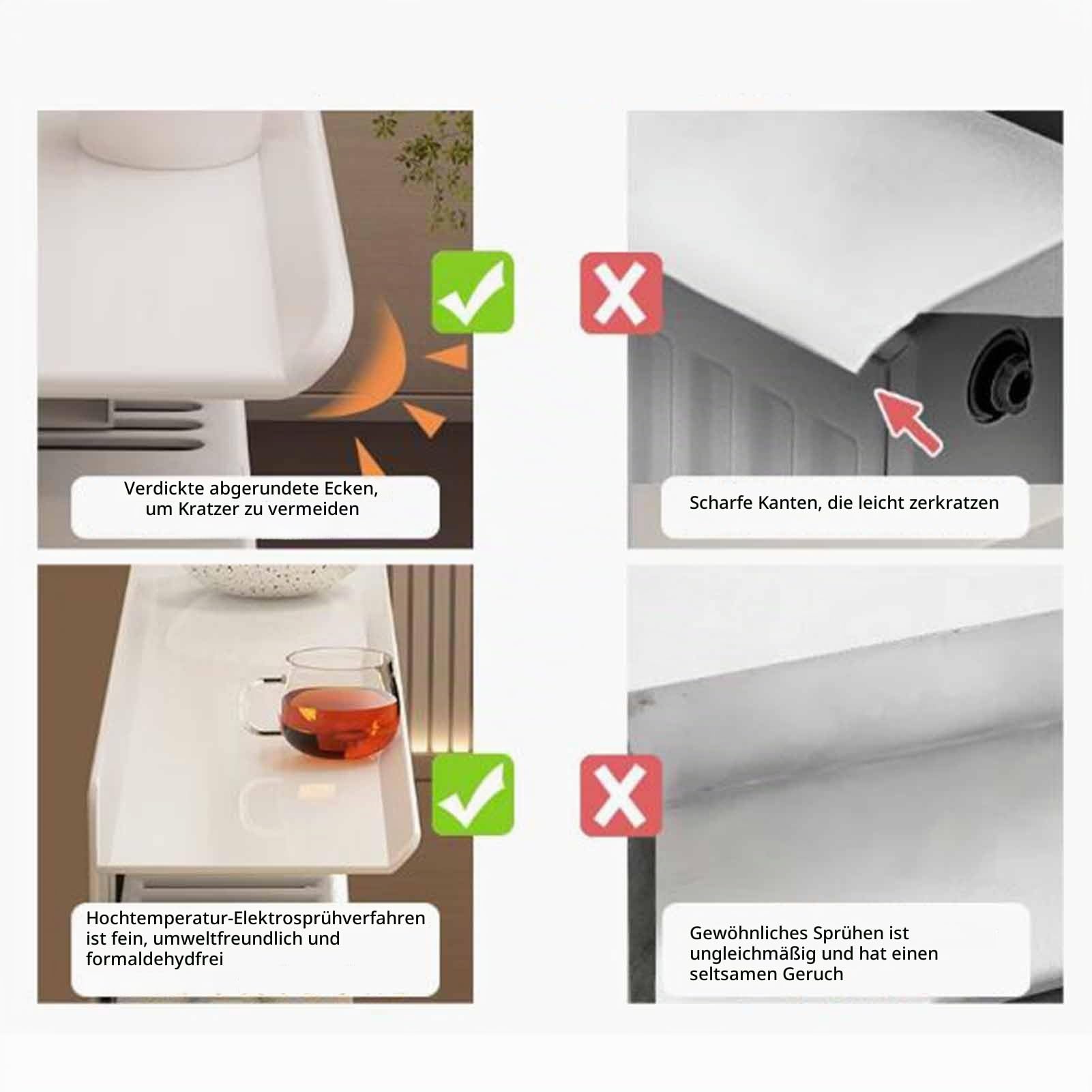 Étagère de radiateur en aluminium – Support de radiateur sans perçage pour la maison et le bureau (100 cm) – Robuste et support de radiateur design peu encombrant