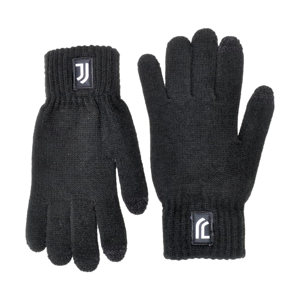 Guanto a maglia Touch Screen con logo applicato. Prodotto Ufficiale JUVENTUS 133486