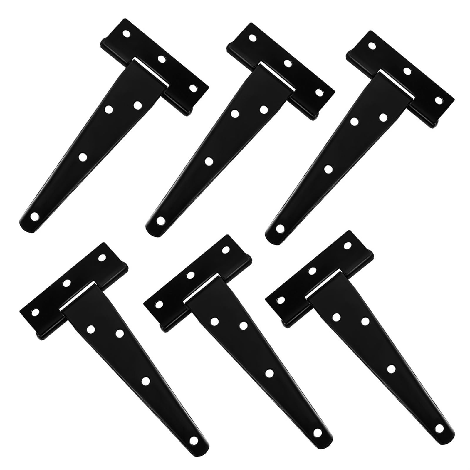 T-charnière Emballage De 6pcs 5 Pouces Fer Hub De Charnière De Lampe Porte