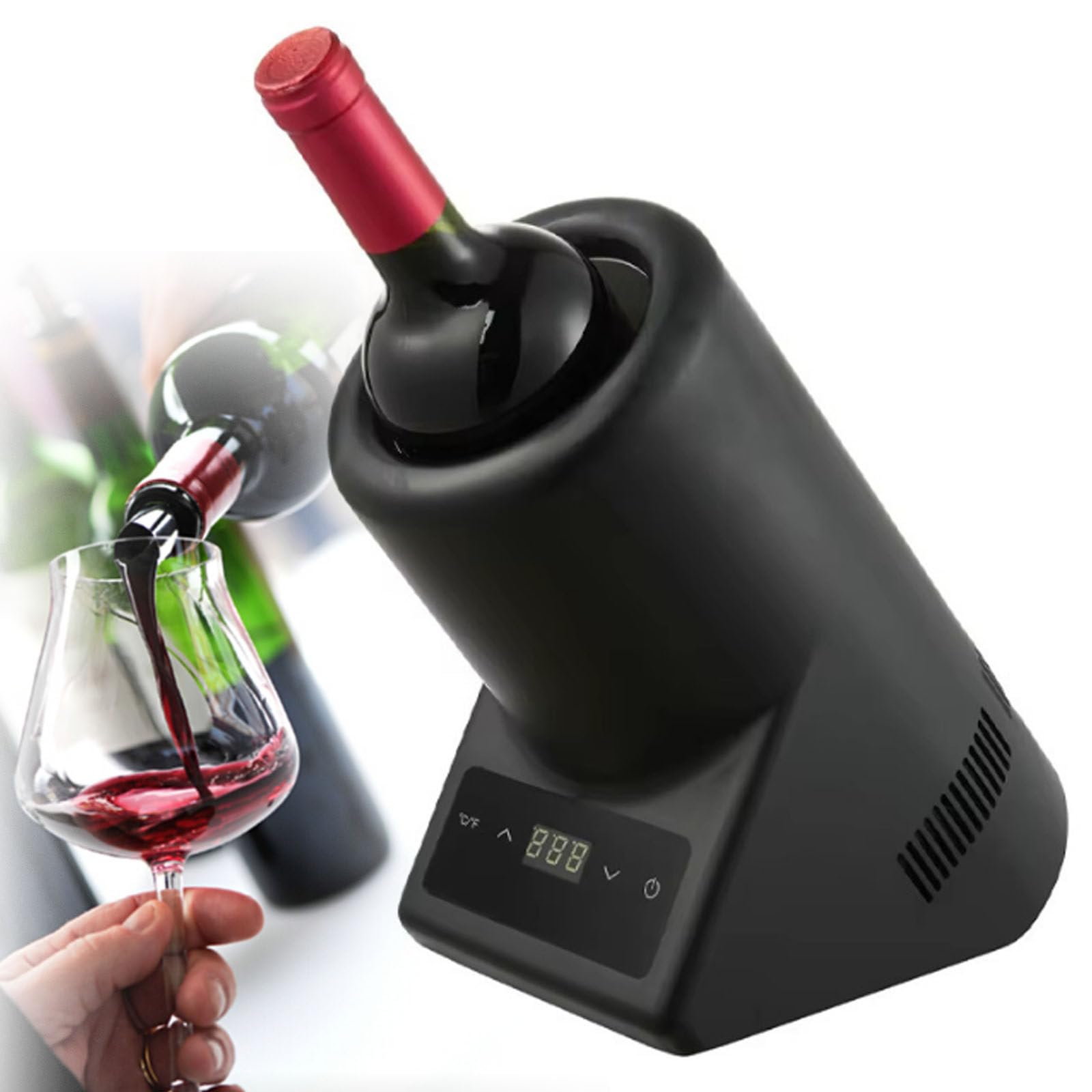 Enfriador de vino eléctrico rápido de bebidas para botellas de champán de 750 ml