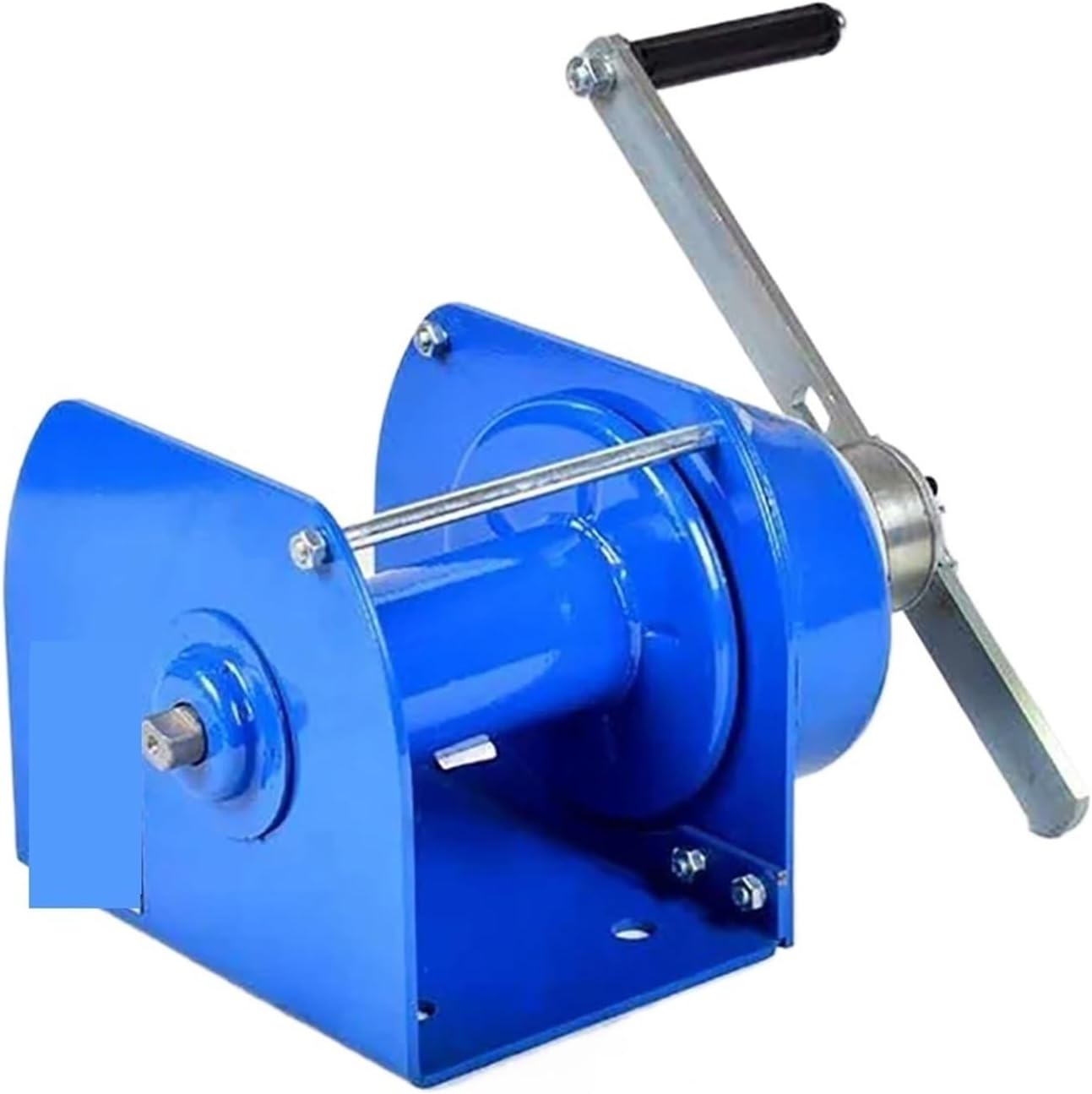 Heavy-Duty Manual Winch for Tractor - Bidirectional, Self-Locking, Compact Hoist for Towing Trailers, Boats, and Caravans - Rope-Free Traction Machine