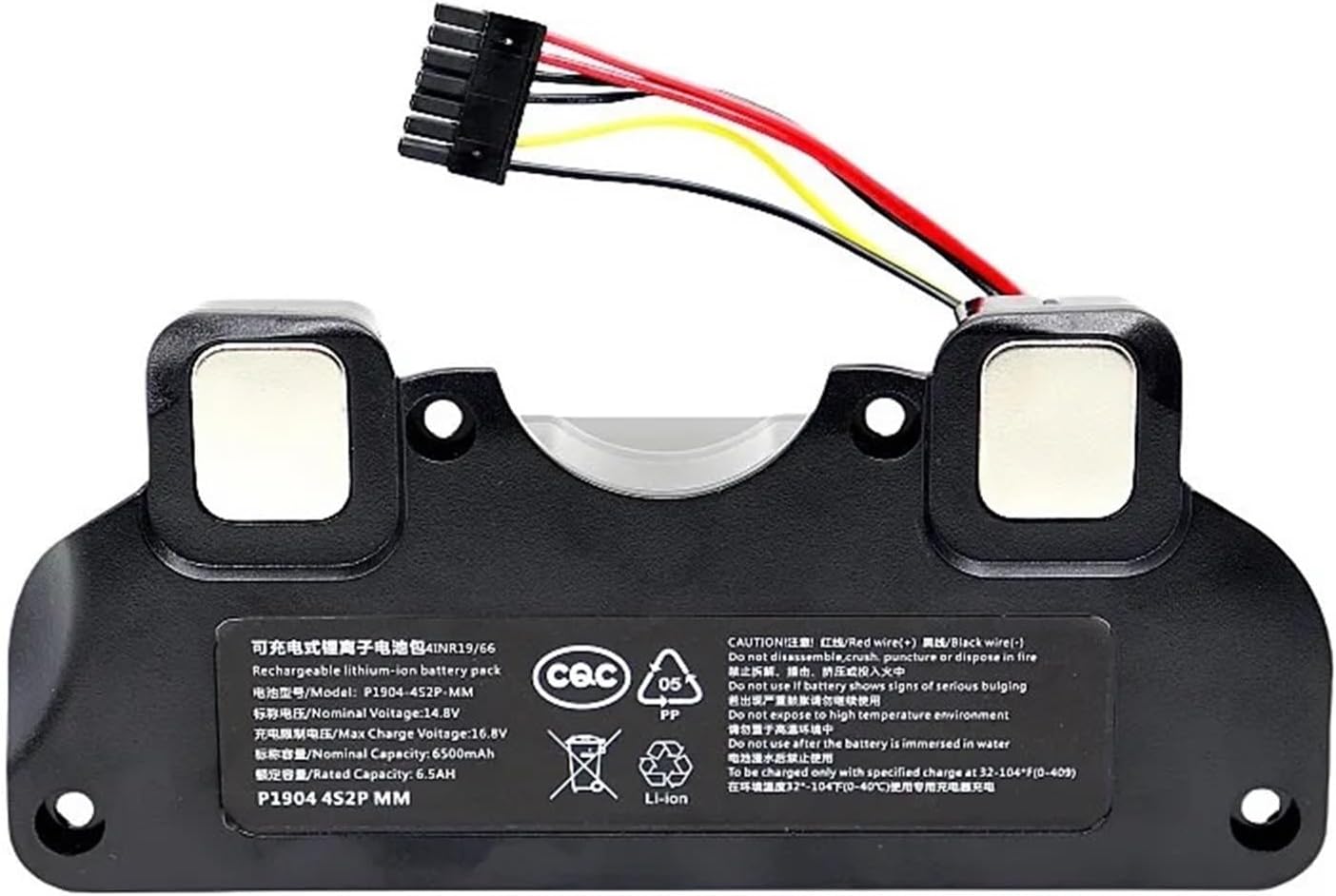 14.8V 5200mAh Replacement Battery，Compatible For CECOTEC，Compatible For CONGA，4090 4490 4590 4690 Robot Vacuum Cleaner Accessories Spare Parts
