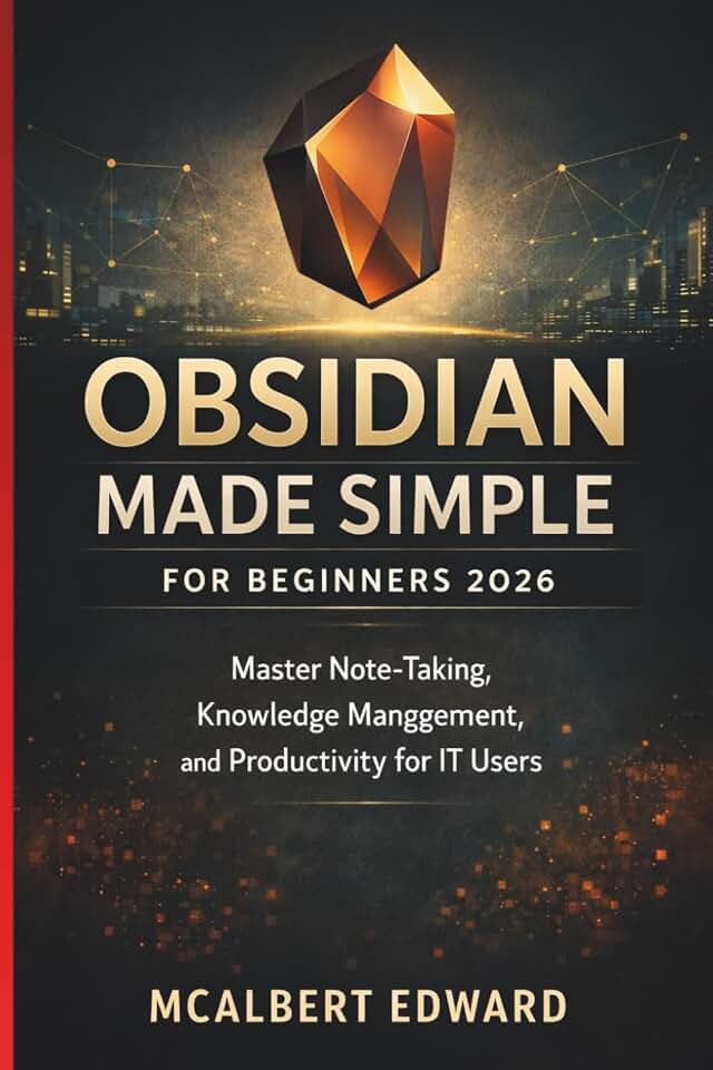 OBSIDIAN MADE SIMPLE FOR BEGINNERS 2026: Master Note-Taking, Knowledge Management, and Productivity for IT Users