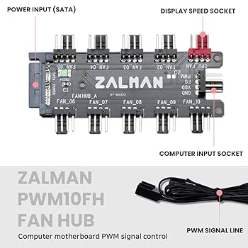 ZALMAN ZMR5-PWM CPUファン 120mm 3個セット／ほぼ未使用 ZM