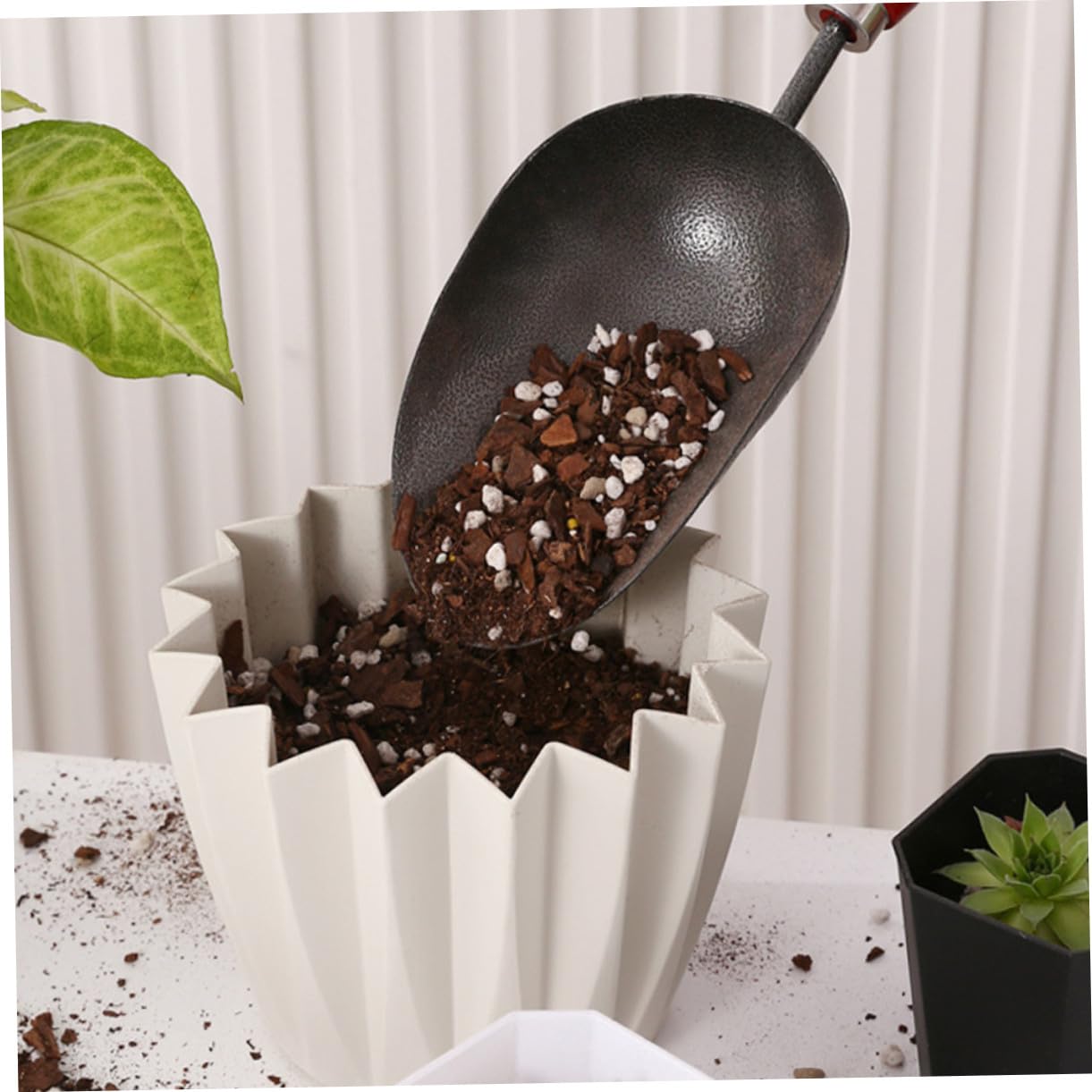 SUPVOX Kit Outillage Jardinage Multifonction Râteaux et Pelle Légère Anti Fleurs et Légumes Portable et Entretien Extérieur Facile