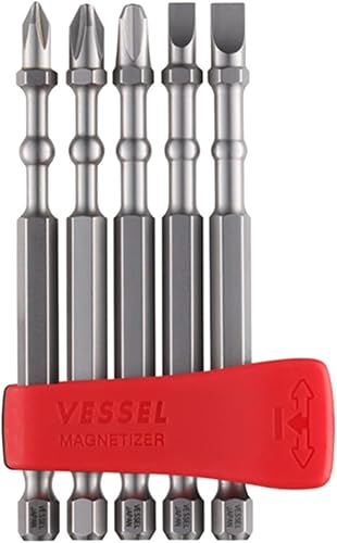 (US Model) VESSEL IMPACT BALL Torsion Bit w/Mag Charge Holder 5PC Set
