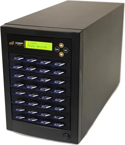 Miniatura 9 de Acumen Disc Duplicador SD de 1 a 15 - Sistema de copiadora y desinfectante de tarjetas de memoria SDHC SDXC SDXC con múltiples tarjetas de memoria
