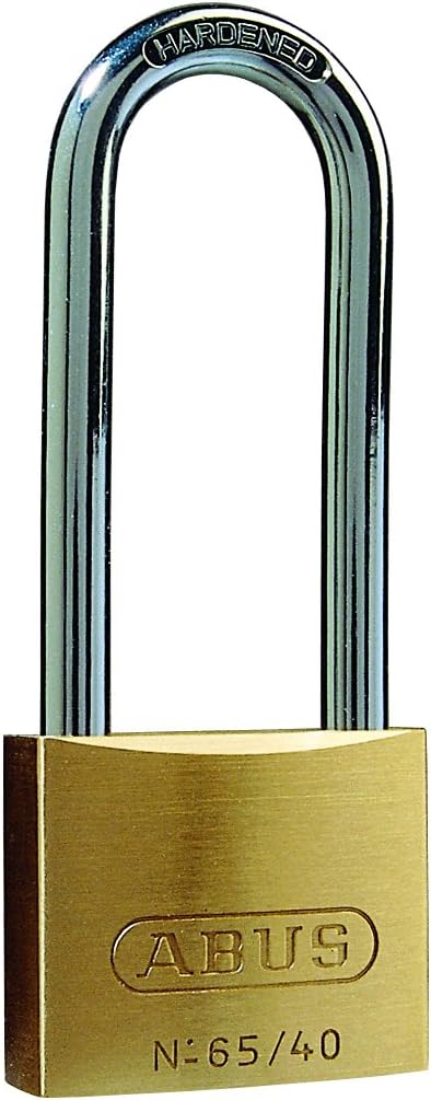 ABUS 04778 63mm Long Shackle Brass Padlock