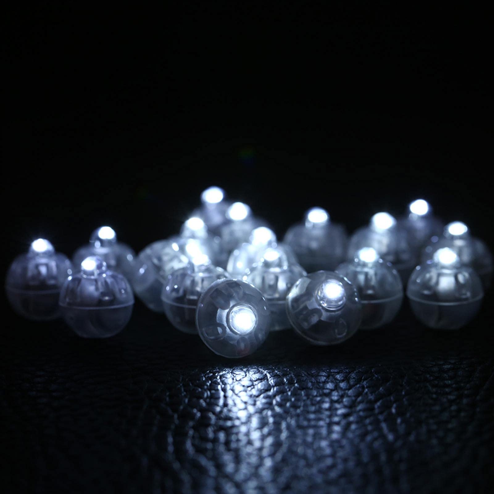 100 Stuks Led Ballon Lichte Witte Mini Ronde Ballen Lichten Kleine Waterdichte Bal Lamp Voor Ballon Papieren Lantaarn Verjaardagsfeestje Lmc