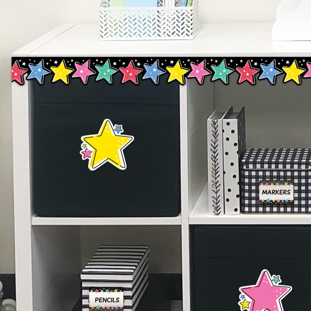 CTP Star Bright EZ Border, Bulletin Board Border Top Classroom