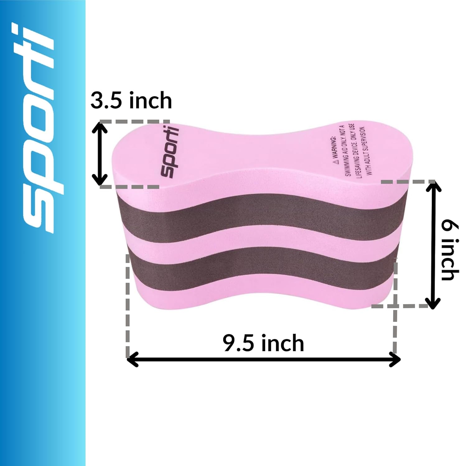 Swim Training Set – Floating Pull Buoy & Swim Fins for Kids & Adults | Boost Technique, Buoyancy & Kick Power in Pool ( Green Blue - Pink/Black/Pink )